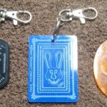 Laser-engraved Tall Acrylic Keychains